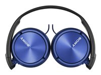 Sony MDR-ZX310, Kabel, 10 - 24000 hz, Musik, 125 g, Hörlurar, Blå MDRZX310L.AE