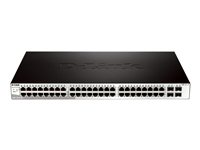 D-Link DGS-1210-52, hanterad, L2, Gigabit Ethernet (10/100/1000), Full duplex, Rackmontering, 1U DGS-1210-52