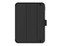 OtterBox Symmetry Folio Case för Apple 10.9-inch iPad (10:e generation), stöttåligt, fallskyddat, tunt skyddande foliofodral, testad till militärstandard, svart färg 77-89975