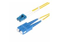 LC/SC SINGLE MODE FIBER CABLE OS2/UPC/DUPLEX/LSZH SMLCSC-OS2-3M