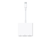 Apple - Videokort - 24 pin USB-C hane till USB, HDMI, USB-C (enbart ström) hona - stöd för 4K (3840 x 2160) MW5M3ZM/A