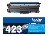 Brother TN423C - Jumbo Yield - cyan - original - tonerkassett - för Brother DCP-L8410, HL-L8260, HL-L8360, MFC-L8690, MFC-L8900 TN423C