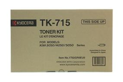 Kyocera TK 715 - Svart - tonersats - för KM 3050, 4050, 5050 1T02GR0EU0