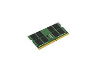 Kingston ValueRAM - DDR4 - modul - 16 GB - SO DIMM 260-pin - 3200 MHz / PC4-25600 - CL22 - 1.2 V - ej buffrad - icke ECC KVR32S22D8/16