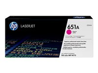 HP 651A magenta LaserJet-tonerkassett, original, 16000 sidor, Magenta, 1 styck CE343A