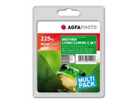 AgfaPhoto LC980/1100, Hög (XL) avkastning, 4 styck, Flerpack APB1100SETD