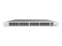 Cisco Meraki Cloud Managed MS120-48LP - Switch - Administrerad - 48 x 10/100/1000 (PoE) + 4 x Gigabit SFP - skrivbordsmodell, rackmonterbar - PoE (370 W) MS120-48LP-HW