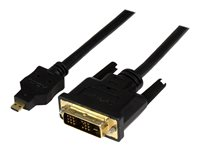 2M MICRO HDMI MALE TO DVI-D MALE CABLE 1920X1200 VIDEO HDDDVIMM2M