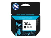 HP 304 - Svart - original - bläckpatron - för AMP 130, Deskjet 26XX, 37XX, ENVY 50XX N9K06AE#UUS