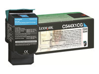 LEXMARK Prebate Tonerkassette cyan C544 X544 4.000pages C544X1CG