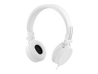 H300 Headphones with microphone, foldable, 3.5 mm, white HL-W203