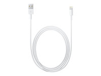 Apple Lightning - USB, 2 m, Lightning, USB A, Vit, USB 2.0, iPhone 5/5c/5s, iPad 4 gen, iPad mini, iPod nan 7 gen, iPod touch 5 gen MD819ZM/A