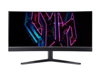 Acer Predator X34Vbmiiphuzx, 86,4 cm (34"), 3440 x 1440 pixlar, UltraWide Quad HD, OLED, 0,1 ms, Svart UM.CXXEE.V01