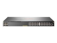 HPE Aruba 2930F 24G PoE+ 4SFP+ - Switch - L3 - Administrerad - 24 x 10/100/1000 (PoE+) + 4 x 1 gigabit/10 gigabit SFP+ (upplänk) - rackmonterbar - PoE+ (370 W) JL255A