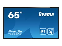 iiyama T6562AS-B1, Interaktiv plattskärm, 163,8 cm (64.5"), IPS, 3840 x 2160 pixlar, 24/7 T6562AS-B1