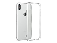 Insmat Crystal - Baksidesskydd för mobiltelefon - termoplastisk polyuretan (TPU) - klarglas - för Apple iPhone XR 650-1646