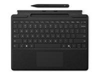 Microsoft Surface Pro Flex Keyboard - Tangentbord - med accelerometer, pekdyna, Förvarings- och laddningsfack för Surface Slim Pen 2 - svart - med Slim Pen 2 - för Surface Pro Y8U-00010