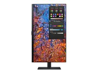 Samsung ViewFinity S8 S27B800PXP - S80PB Series - LED-skärm - 27" - 3840 x 2160 4K @ 60 Hz - IPS - 350 cd/m² - 1000:1 - DisplayHDR 400 - 5 ms - HDMI, DisplayPort, USB-C - svart LS27B800PXPXEN