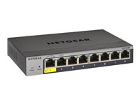 NETGEAR GS108Tv3, hanterad, L2, Gigabit Ethernet (10/100/1000), Full duplex GS108T-300PES