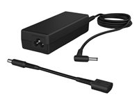 HP 90W Smart AC Adapter, Bärbar dator, inomhus, 100-240 V, 50/60 hz, 90 W, Svart G6H43AA#ABB