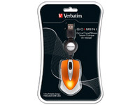 Optical Mini Travel Mouse USB Volcanic Orange 49023