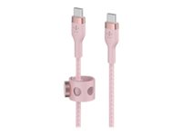 Belkin BOOST?CHARGE PRO Flex, 2 m, USB C, USB C, USB 2.0, Rosa CAB011BT2MPK