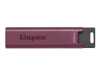 Kingston Technology DataTraveler Max, 512 GB, USB Type-A, 3.2 Gen 2 (3.1 Gen 2), 1000 MB/s, Friktionslager, Röd DTMAXA/512GB