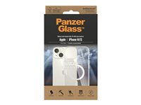 PanzerGlass HardCase Apple iPhone 2022, Omslag, Apple, Apple - iPhone 14, Apple - iPhone 13, Transparent 0409