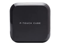 Brother P-Touch Cube Plus PT-P710BT - Etikettskrivare - termisk överföring - Rulle (2,4 cm) - 180 x 360 dpi - upp till 68 etiketter/min - USB 2.0, Bluetooth - automatisk avskärare PTP710BTXG1