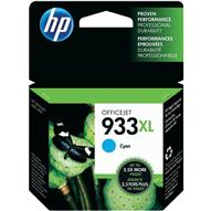 HP 933XL High Yield Cyan Original Ink Cartridge, Hög (XL) avkastning, Pigmentbaserat bläck, 8,5 ml, 825 sidor, 1 styck CN054AE#BGX