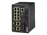 Cisco Industrial Ethernet 2000 Series - Switch - Administrerad - 6 x 10/100 + 2 x kombinations-SFP - DIN-skenmonterbar IE-2000-8TC-L