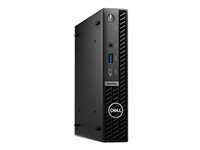 Dell OptiPlex 7020 - Mikro - Core i3 i3-14100T / upp till 4.4 GHz - RAM 8 GB - SSD 256 GB - NVMe, Class 35 - UHD Graphics 730 - Gigabit Ethernet, IEEE 802.11ax (Wi-Fi 6E) - Bluetooth, 802.11a/b/g/n/ac/ax (Wi-Fi 6E) - Win 11 Pro - skärm: ingen - svart 45CP9