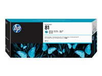 HP 81 - 680 ml - ljus cyan - original - DesignJet - bläckpatron - för DesignJet 5000, 5000ps, 5000ps uv, 5000uv, 5500, 5500 uv, 5500mfp, 5500ps, 5500ps uv C4934A