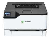 Lexmark CS331dw - Skrivare - färg - Duplex - laser - A4/Legal - 600 x 600 dpi - upp till 24 sidor/minut (mono)/upp till 24 sidor/minut (färg) - kapacitet: 250 ark - USB 2.0, Gigabit LAN, Wi-Fi(n) 40N9121