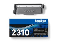 Brother TN2310 - Svart - original - tonerkassett - för Brother DCP-L2500, L2520, L2560, HL-L2300, L2340, L2360, L2365, MFC-L2700, L2720, L2740 TN2310