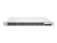 Cisco Meraki Cloud Managed MS210-48 - Switch - 48 x 1000Base-T + 4 x gigabit SFP (upplänk) MS210-48-HW