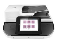 HP Flow 8500 fn2, Flatbädds- och ADF-scanner, CSV, HTML, JPG, OCR, PDF, RTF, TIFF, TXT, XPS, 10000 sidor per månad, 3584 MB, 150 ark, AC L2762A#B19