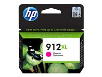 HP 912XL - 10.4 ml - Lång livslängd - magenta - original - bläckpatron - för Officejet 80XX, Officejet Pro 80XX 3YL82AE#BGY