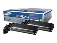 SAMSUNG SCX-P6320A 2-pack Black Toner Cartridge SV496A