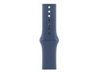 Apple - Band för smart klocka - 46mm - M/L (passar handleder på 160 - 210 mm) - denim MXLW3ZM/A