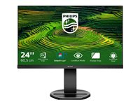 Philips B Line 241B8QJEB - LED-skärm - 24" (23.8" visbar) - 1920 x 1080 Full HD (1080p) @ 75 Hz - IPS - 250 cd/m² - 1000:1 - 5 ms - HDMI, DVI-D, VGA, DisplayPort - högtalare - svart med struktur 241B8QJEB/00