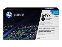 HP 649X svart LaserJet-tonerkassett med hög kapacitet, original, 17000 sidor, Svart, 1 styck CE260X