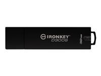 Kingston Technology IronKey D300S, 32 GB, USB Type-A, 3.2 Gen 1 (3.1 Gen 1), 250 MB/s, Keps, Svart IKD300S/32GB