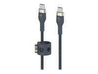 Belkin BOOST?CHARGE PRO Flex, 2 m, USB C, USB C, USB 2.0, Blå CAB011BT2MBL