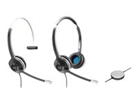 Cisco Headset 531, Kabel, Kontor/callcenter, 50 - 18000 hz, Headset, Svart, Grå CP-HS-W-531-RJ=