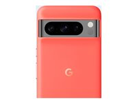 Google - Baksidesskydd för mobiltelefon - aluminium, silikon, polykarbonatskal - Coral - för Pixel 8 Pro GA04977