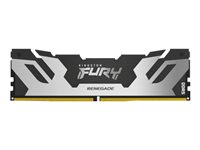 Kingston FURY Renegade Silver - DDR5 - sats - 32 GB: 2 x 16 GB - DIMM 288-pin - 6400 MHz / PC5-51200 - CL32 - 1.4 V - ej buffrad - on-die ECC KF564C32RSK2-32