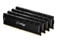 Kingston FURY Renegade - DDR4 - sats - 64 GB: 4 x 16 GB - DIMM 288-pin - 2666 MHz / PC4-21300 - CL13 - 1.35 V - ej buffrad - icke ECC - svart KF426C13RB1K4/64