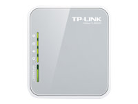 TP-Link TL-MR3020, Wi-Fi 4 (802.11n), Singel-band (2,4 GHz), Nätverksansluten (Ethernet), 3G, Silver, Vit, Bordsrouter TL-MR3020