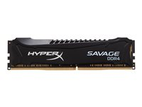 KINGSTON 16GB 2400MHz DDR4 Non-ECC CL15 DIMM (Kit of 4)HyperX FURY Black Series HX424C15FBK4/16